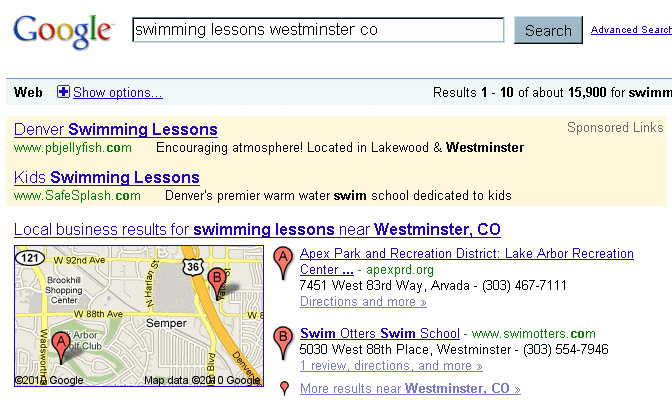 Local Search Example