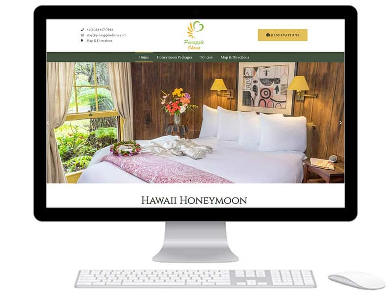 PIneapple Ohana website screenshot